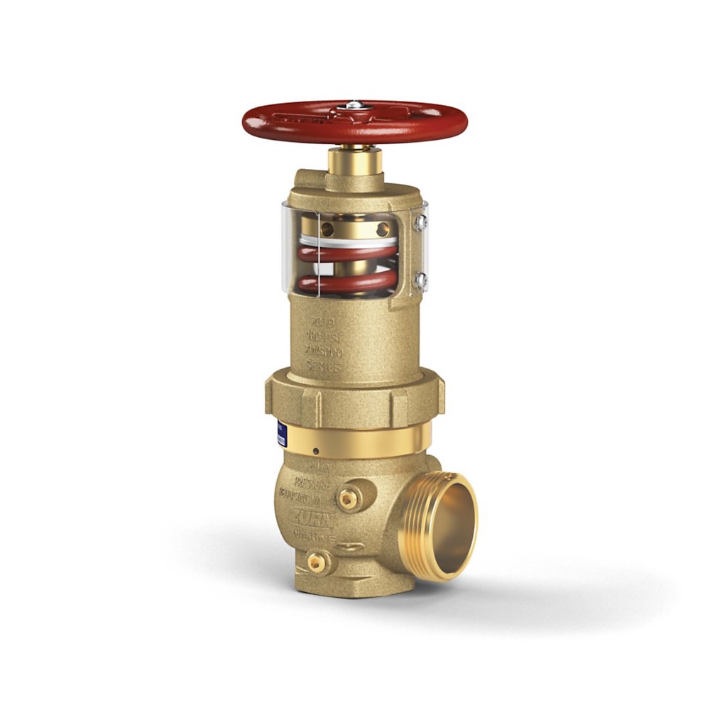 Zurn ZW5000 2-1/2" Pressure Tru® Pressure Reducing Hose Valve - Field Adjustable, Bronze, FNPT