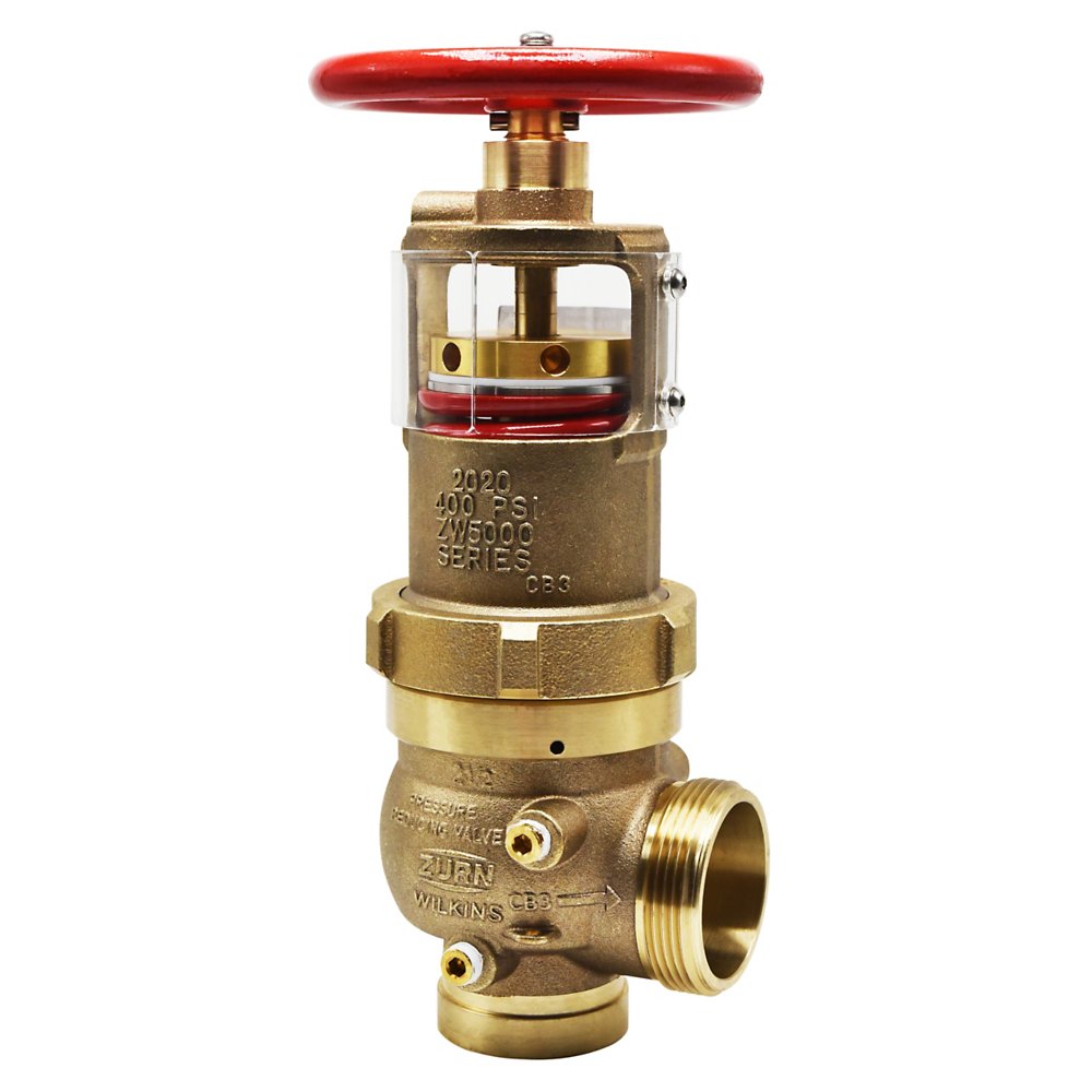 Zurn ZW5000G 2-1/2" Pressure Tru® Pressure Reducing Hose Valve - Field Adjustable
