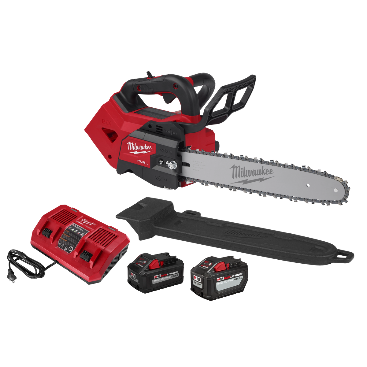 Milwaukee 2826-22T M18 FUEL 14" Top Handle Chainsaw 2 Battery Kit