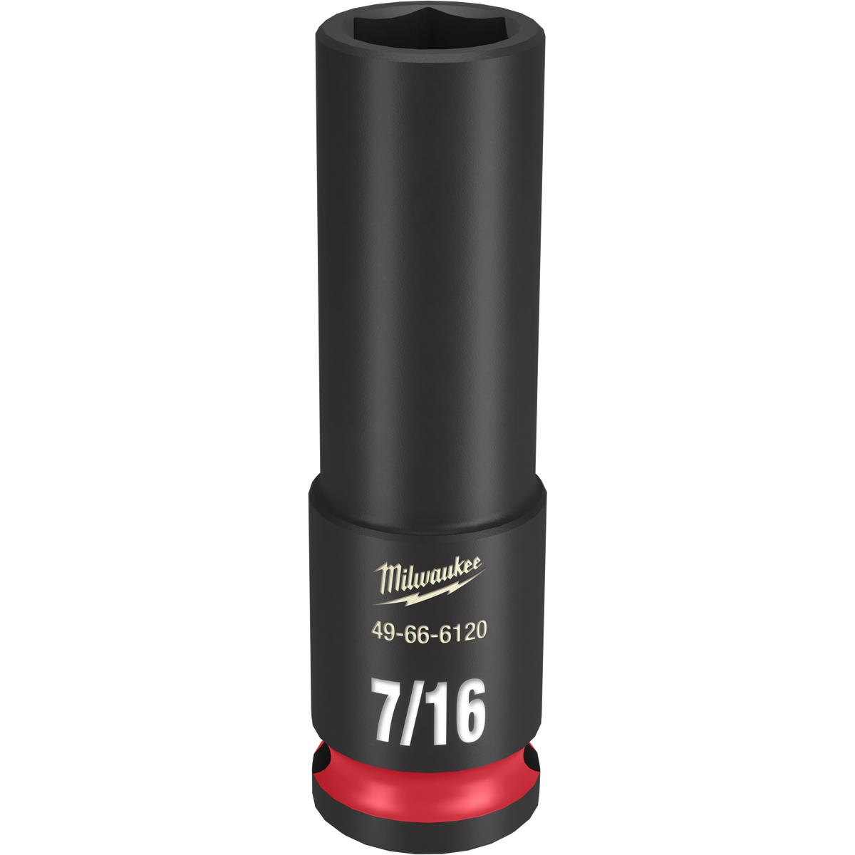 Milwaukee 49-66-6120 SHOCKWAVE Impact Duty 3/8" Drive 7/16" Deep 6 Point Socket