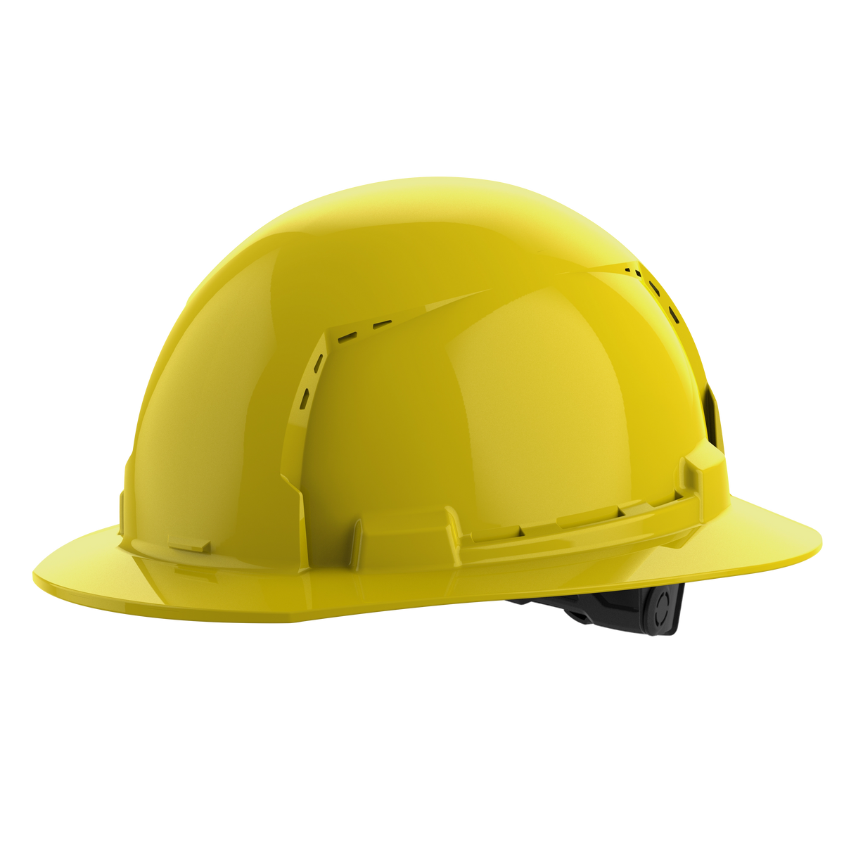 Milwaukee 48-73-1223 BOLT Yellow Full Brim Vented Hard Hat w/6pt Ratcheting Suspension (USA) - Type 1, Class C (Pack of 5)