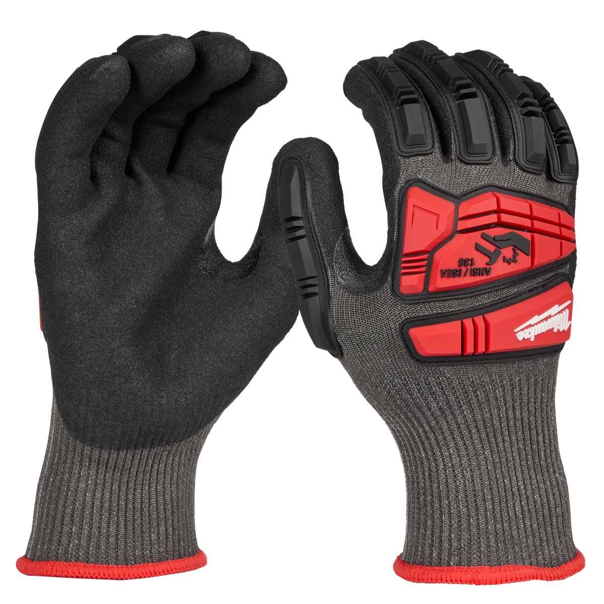 Milwaukee 48-73-8152 Impact Cut Level 5 Nitrile Dipped Glove - L (Pack of 6)