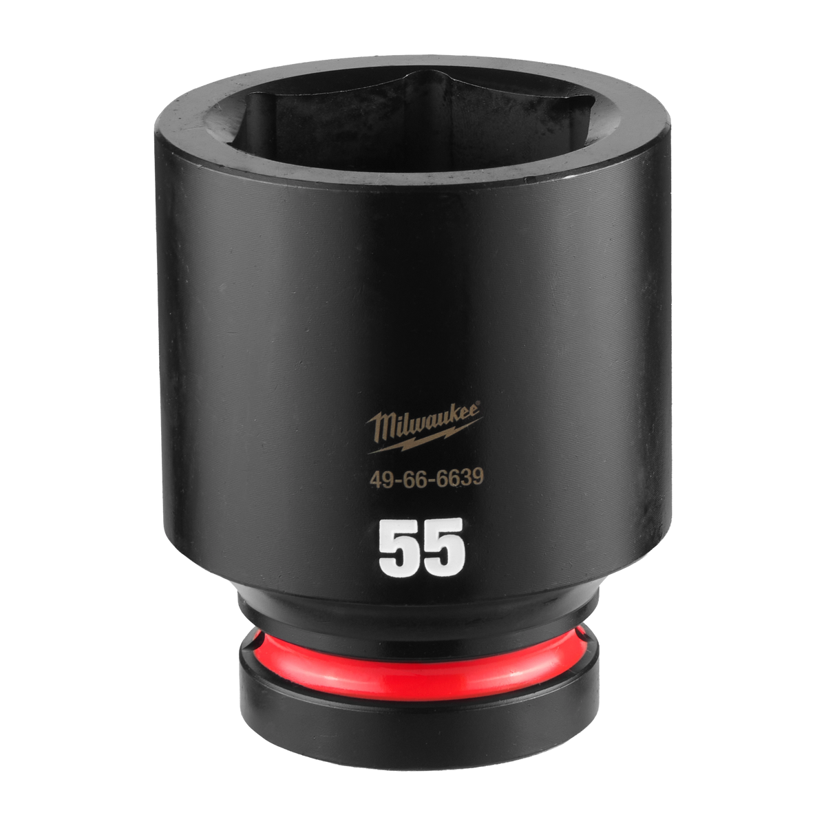 Milwaukee 49-66-6639 SHOCKWAVE Impact Duty 1" Drive 55MM Deep 6 Point Socket