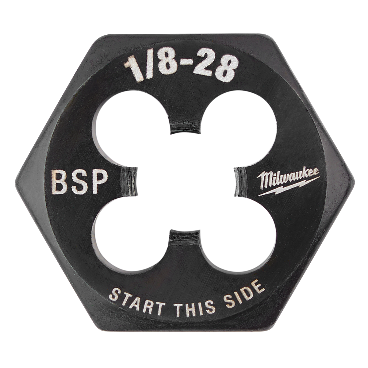 Milwaukee 49-57-5390 1/8"-28 BSP 1-Inch Hex Threading Die