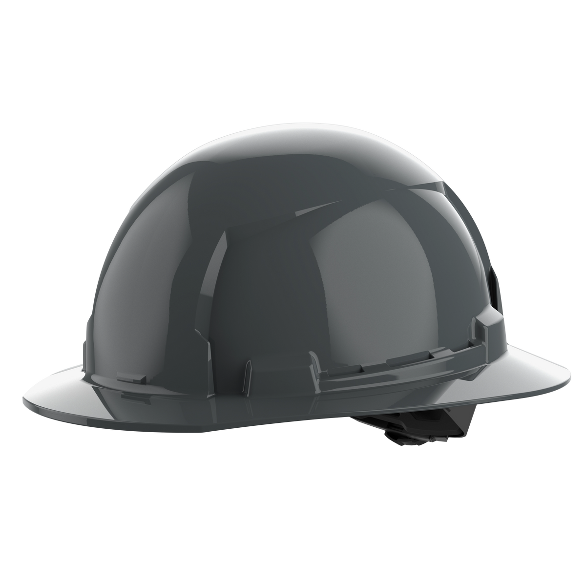 Milwaukee 48-73-1115 BOLT Gray Full Brim Hard Hat w/4pt Ratcheting Suspension (USA) - Type 1, Class E (Pack of 5)