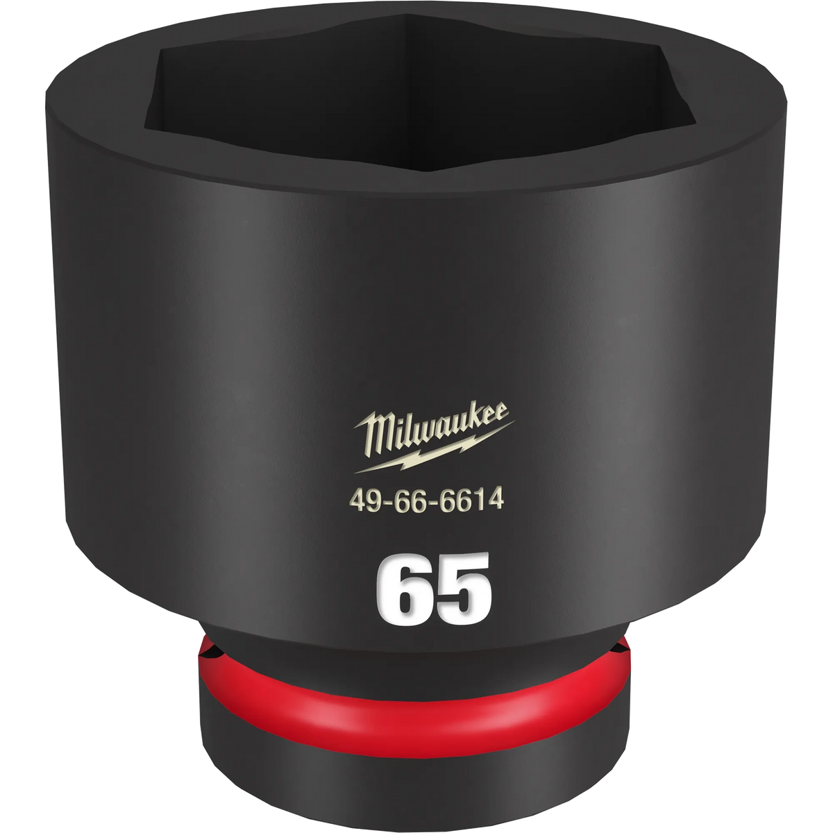 Milwaukee 49-66-6614 SHOCKWAVE Impact Duty 1" Drive 65MM Standard 6 Point Socket