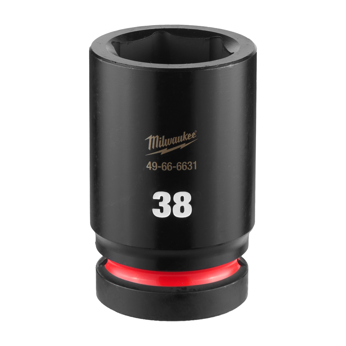 Milwaukee 49-66-6631 SHOCKWAVE Impact Duty 1" Drive 38MM Deep 6 Point Socket
