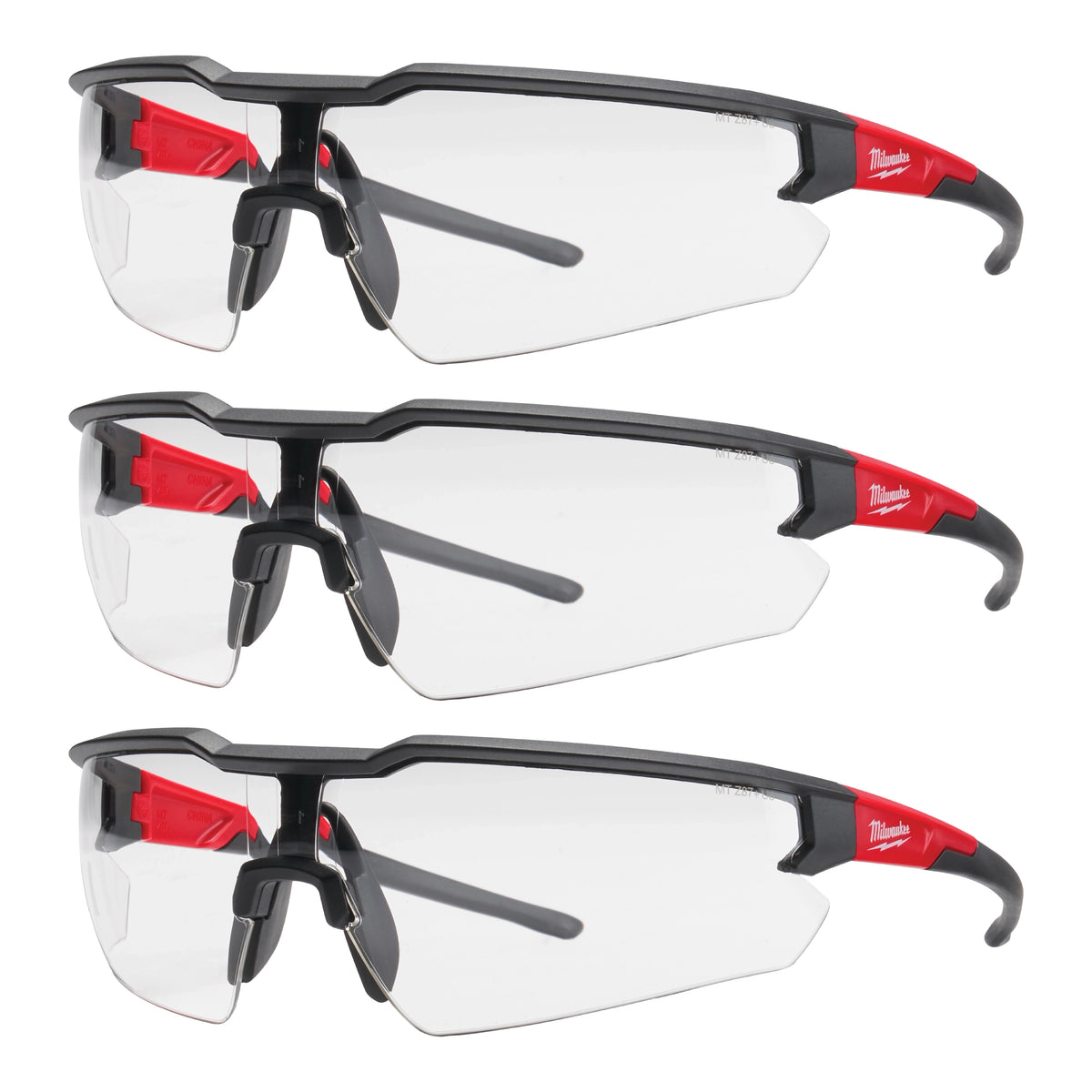 Milwaukee 48-73-2052 Safety Glasses - Clear Anti-Scratch Lenses (Pack of 18)