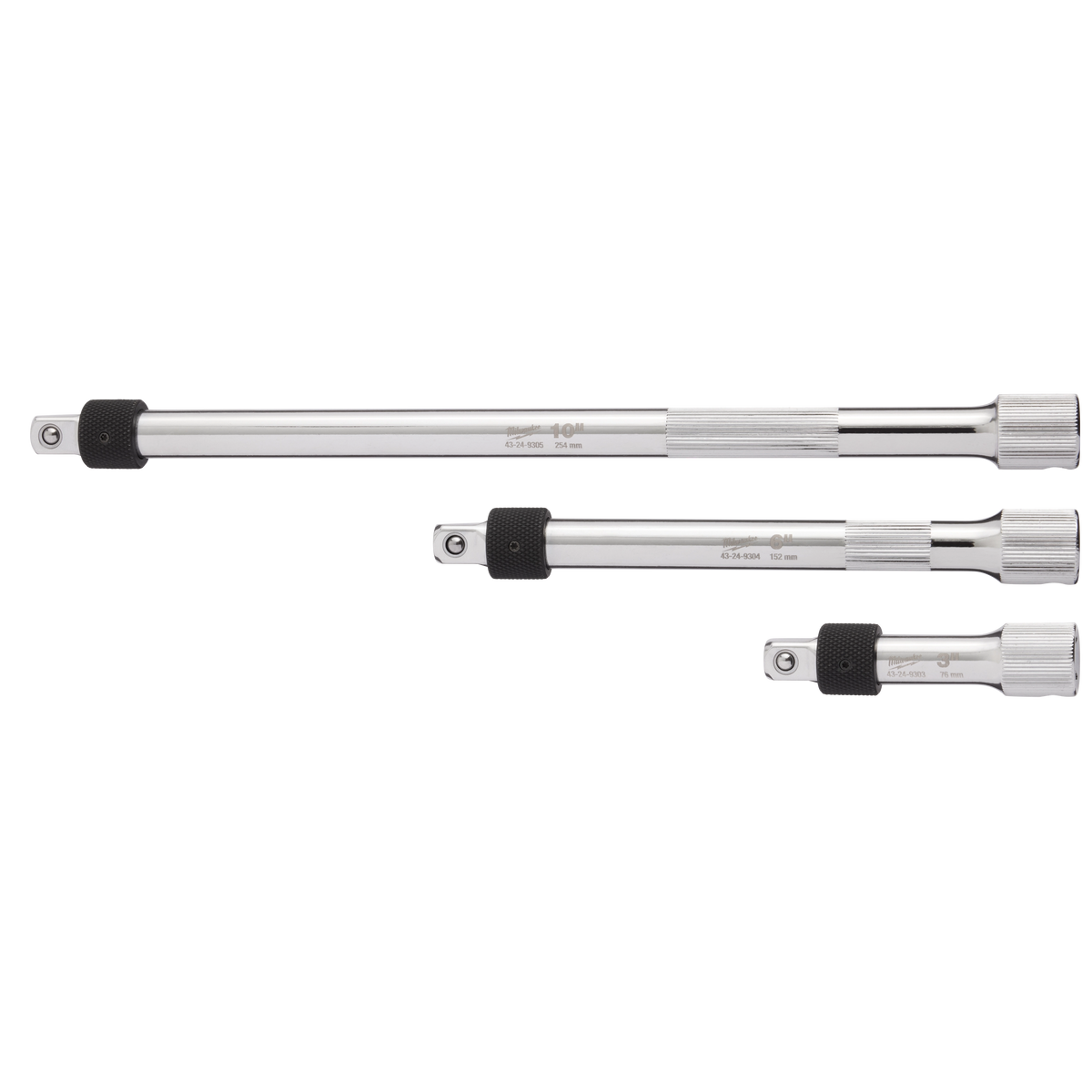 Milwaukee 48-22-9361 3pc 3/8” Drive Locking Extension Set