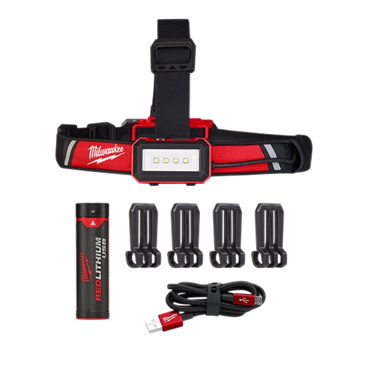 Milwaukee 2115-21 REDLITHIUM USB Low-Profile Headlamp