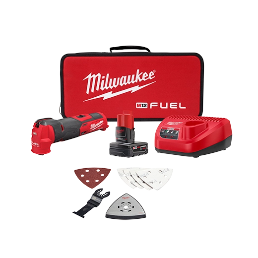 Milwaukee 2526-21XC M12 FUEL Oscillating Multi-Tool Kit
