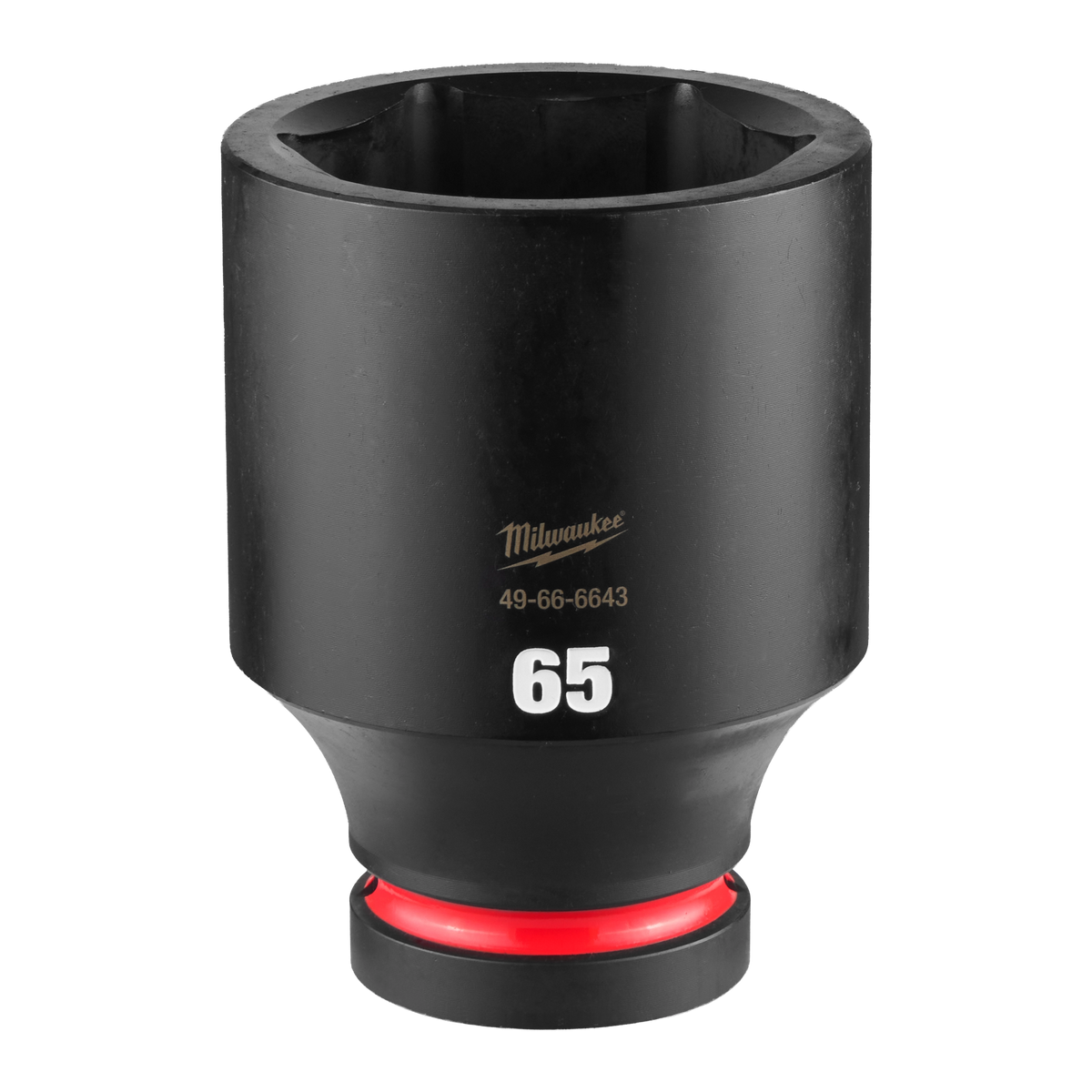 Milwaukee 49-66-6643 SHOCKWAVE Impact Duty 1" Drive 65MM Deep 6 Point Socket