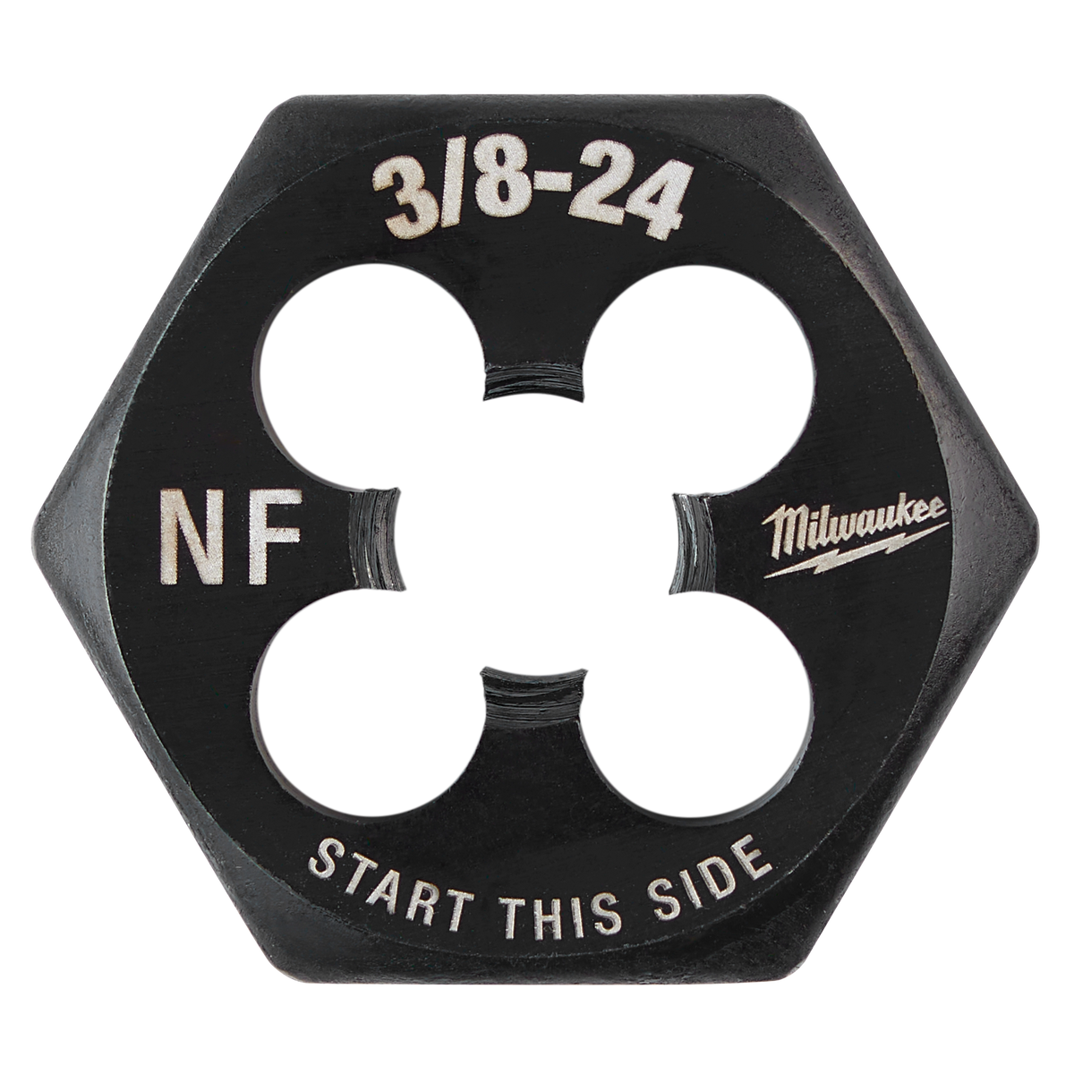Milwaukee 49-57-5351 3/8"-24 NF 1-Inch Hex Threading Die