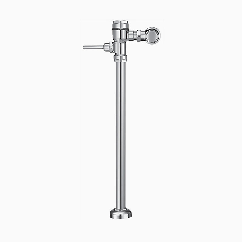 Sloan Crown 116-1.28 Exposed Manual Flushometer, 1.28 gpf, Top Spud, Polished Chrome