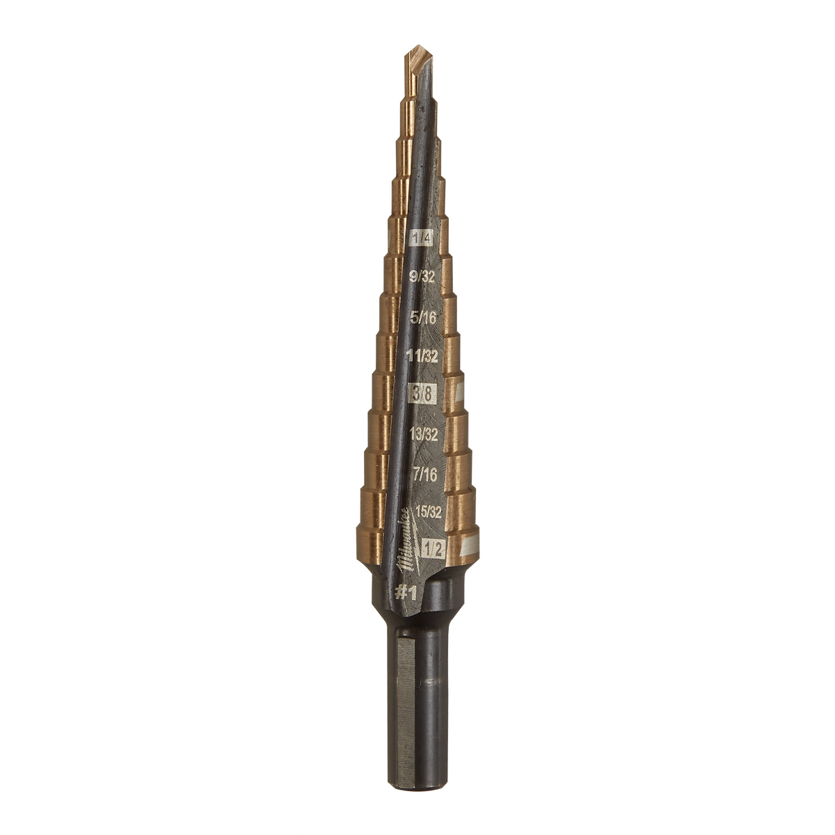 Milwaukee 48-89-9281 Cobalt Step Drill Bit #1 (1/8"-1/2")