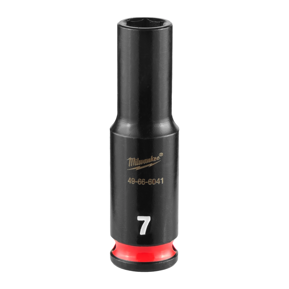 Milwaukee 49-66-6041 SHOCKWAVE Impact Duty 1/4" Drive 7MM Deep 6 Point Socket