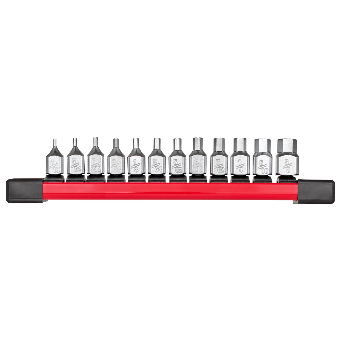 Milwaukee 48-22-9544 12pc 1/4” Drive Low-Profile Hex Bit Socket Set - SAE