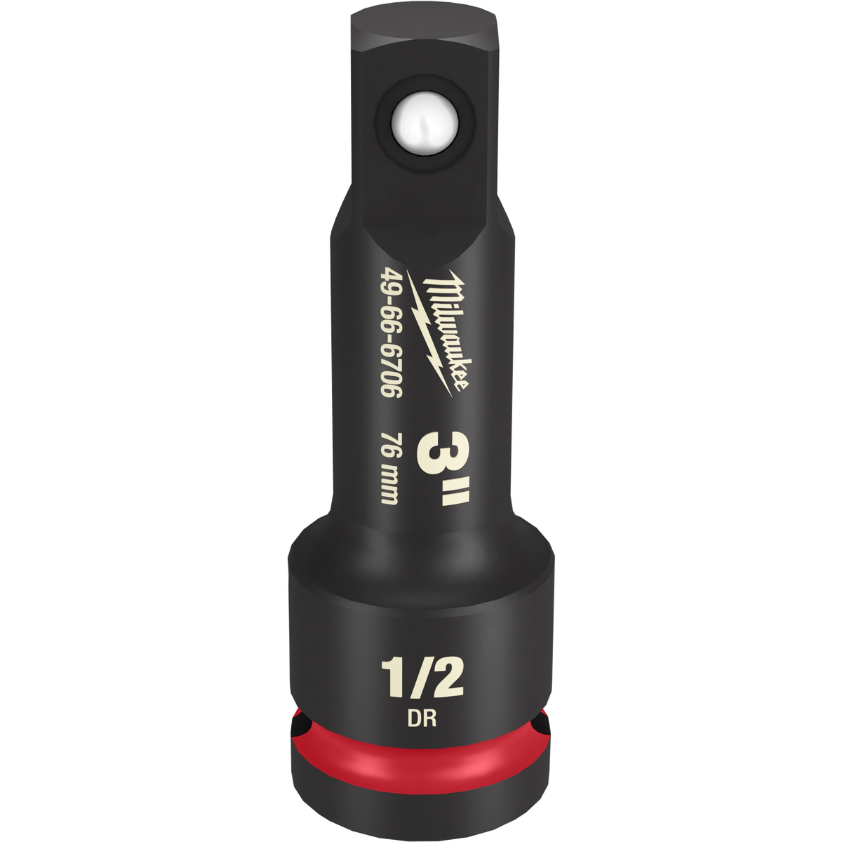 Milwaukee 49-66-6706 SHOCKWAVE Impact Duty 1/2" Drive 3" Extension