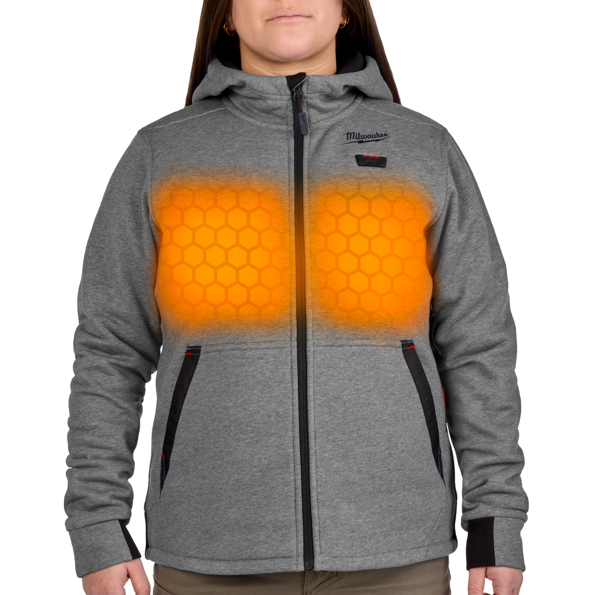 Milwaukee F200G-21S M12 Women's Heated Hoodie - Gray S