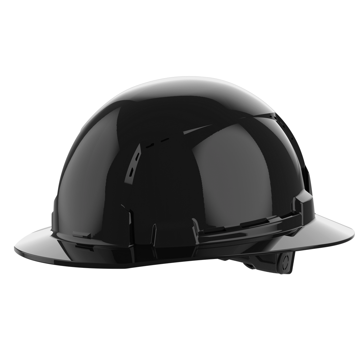 Milwaukee 48-73-1231 BOLT Black Full Brim Vented Hard Hat w/6pt Ratcheting Suspension (USA) - Type 1, Class C (Pack of 5)