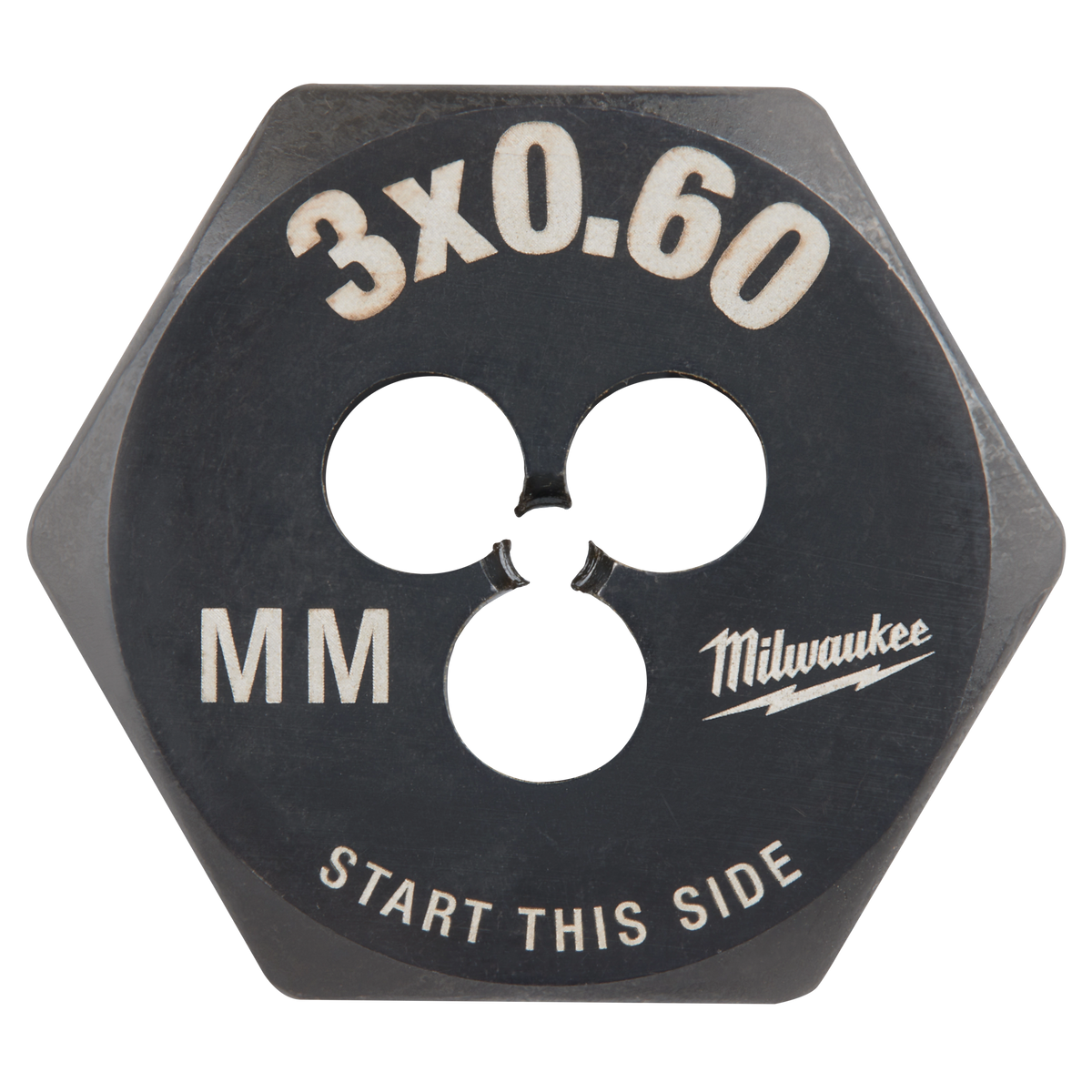 Milwaukee 49-57-5310 M3-0.60 mm 1-Inch Hex Threading Die