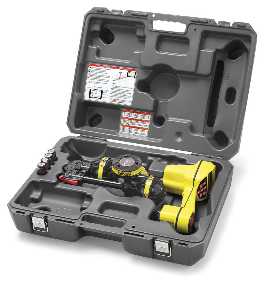 RIDGID 46918 SeekTech SR-20 Locator Kit with ST-305 Transmitter and 4" Clamp
