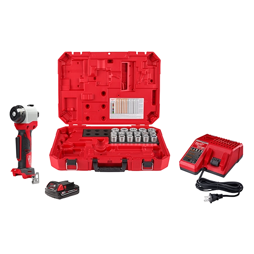 Milwaukee 2935CU-21S M18 Cable Stripper Kit with 17 Cu THHN / XHHW Bushings