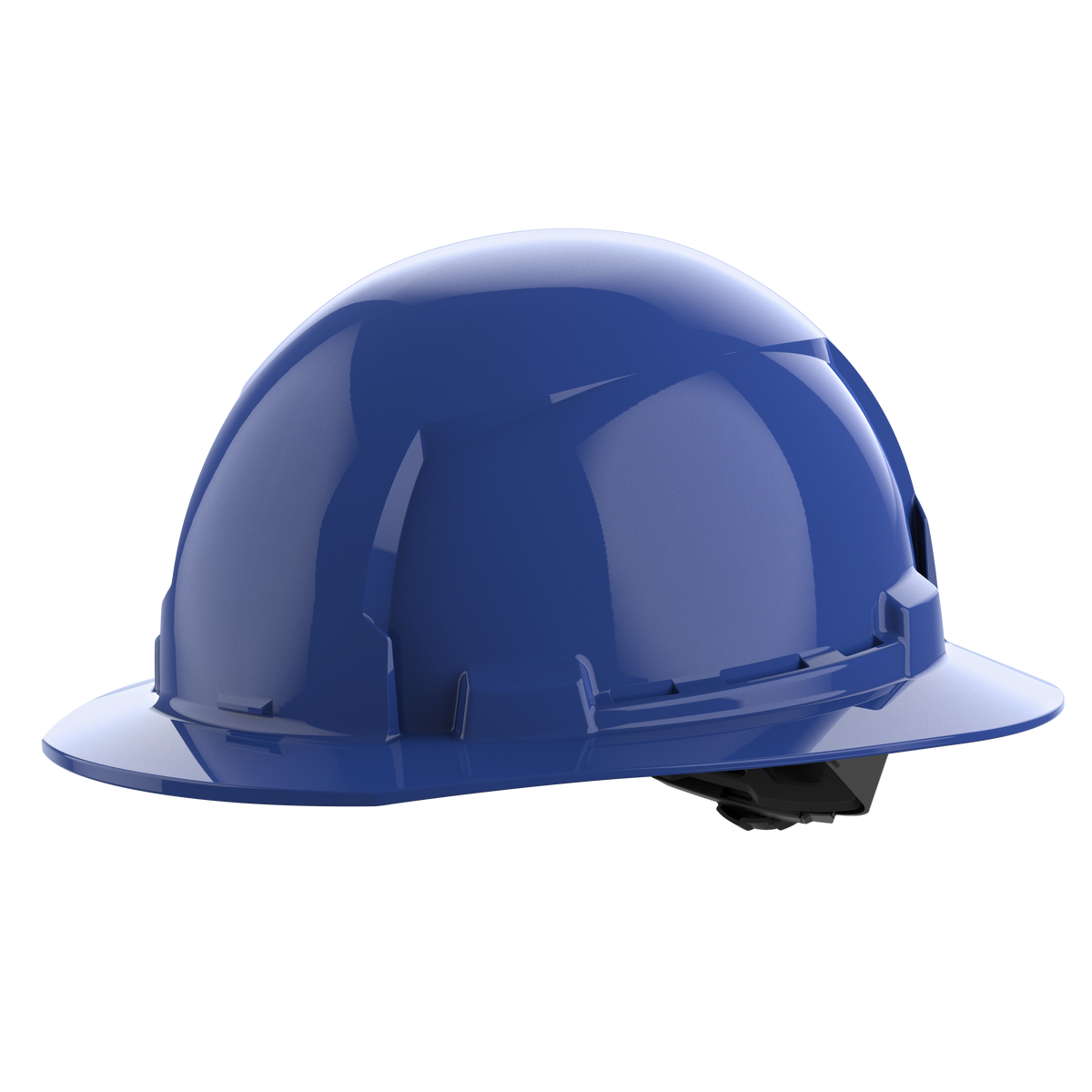 Milwaukee 48-73-1105 BOLT Blue Full Brim Hard Hat w/4pt Ratcheting Suspension (USA) - Type 1, Class E (Pack of 5)