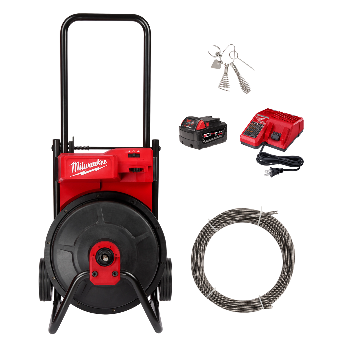 Milwaukee 2817A-21 M18 Drum Machine with 3/8" Cable
