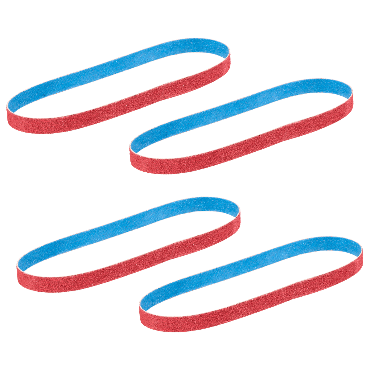 Milwaukee 48-80-9000 1/2” x 18” 40/60/80/120 Grit Bandfile Belts – 4 pack variety