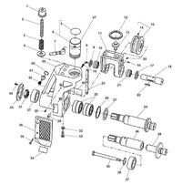 RIDGID 49057 Lower Roll Housing (Incls. Ref. 20), for 918-I Roll Groover and 918 Roll Groover