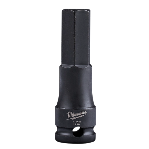 Milwaukee 49-66-5154 SHOCKWAVE Impact Duty 1/2" Lineman's 3/8" Drive Hex Bit Socket