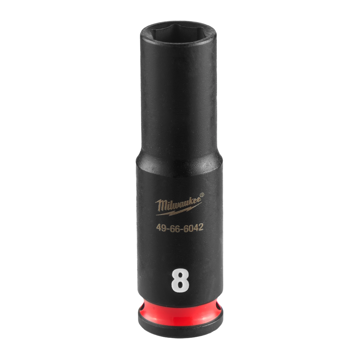 Milwaukee 49-66-6042 SHOCKWAVE Impact Duty 1/4" Drive 8MM Deep 6 Point Socket