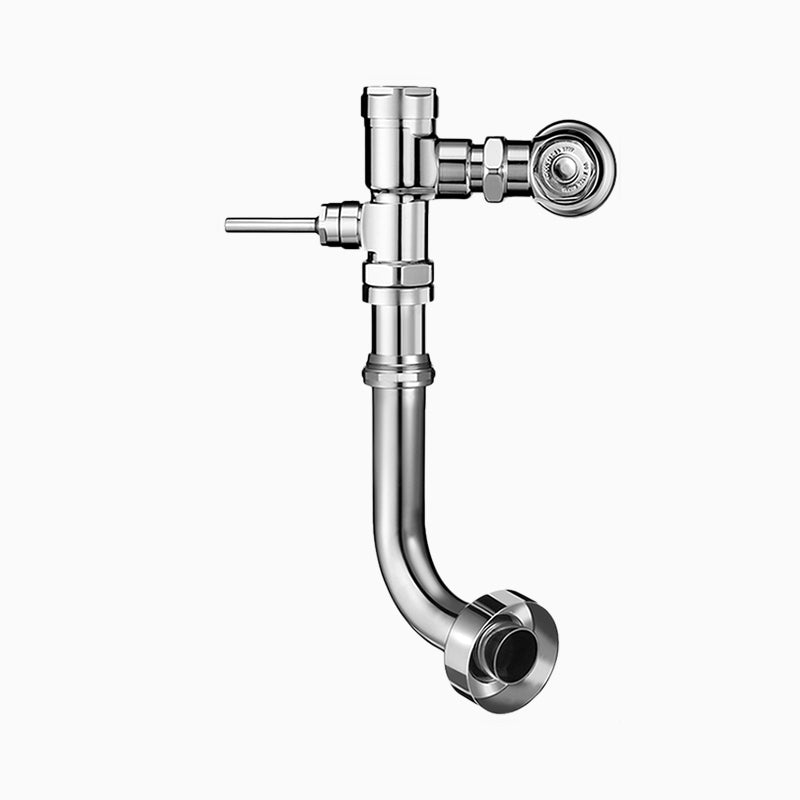 Sloan Gem-2 120-1.6 Exposed Manual Flushometer, 1.6 gpf, Rear Spud, Polished Chrome, Angle Stop Extended Bumper, Whitworth Thread