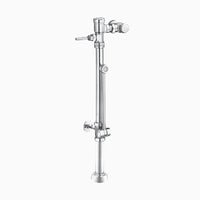 Sloan Gem-2 BPW 1100-1.6 Exposed Manual Flushometer, 1.6 gpf, Top Spud, Polished Chrome