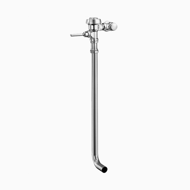Sloan Royal 137-1.6 Exposed Manual Flushometer, 1.6 gpf, Rear Spud, Polished Chrome, 1-1/4" Flush Connection, with F2ATU Coupling