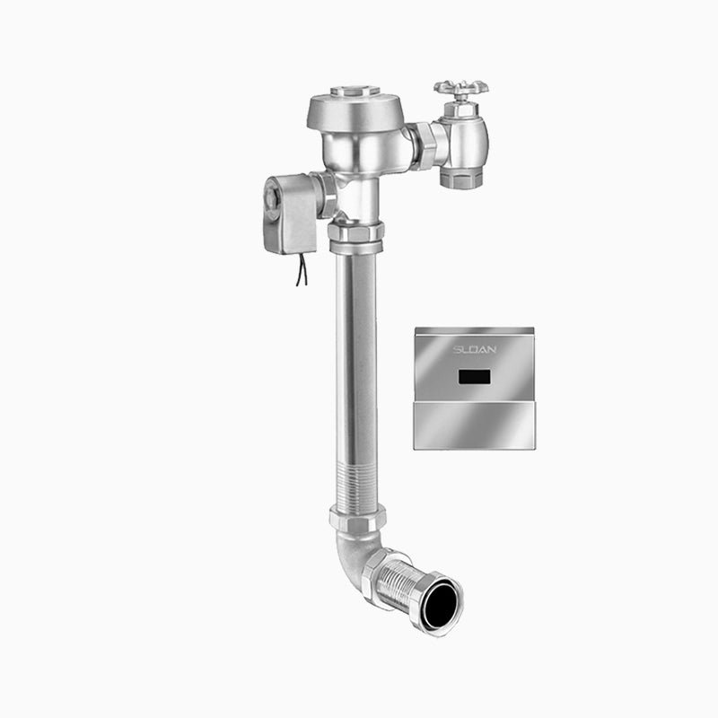 Sloan Royal 190 ESS Concealed Hardwired Sensor Urinal Flushometer (3.5 GPF), 2"-10-3/4" LDIM, 1-1/4" Flush Connection, Less Override, Unfinished (Rough Brass)