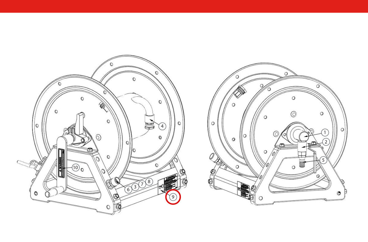 Spartan Tool 585431-01 parts diagram, item 30 circled (Elite Soldier Hydro-Jet - 7584E000)