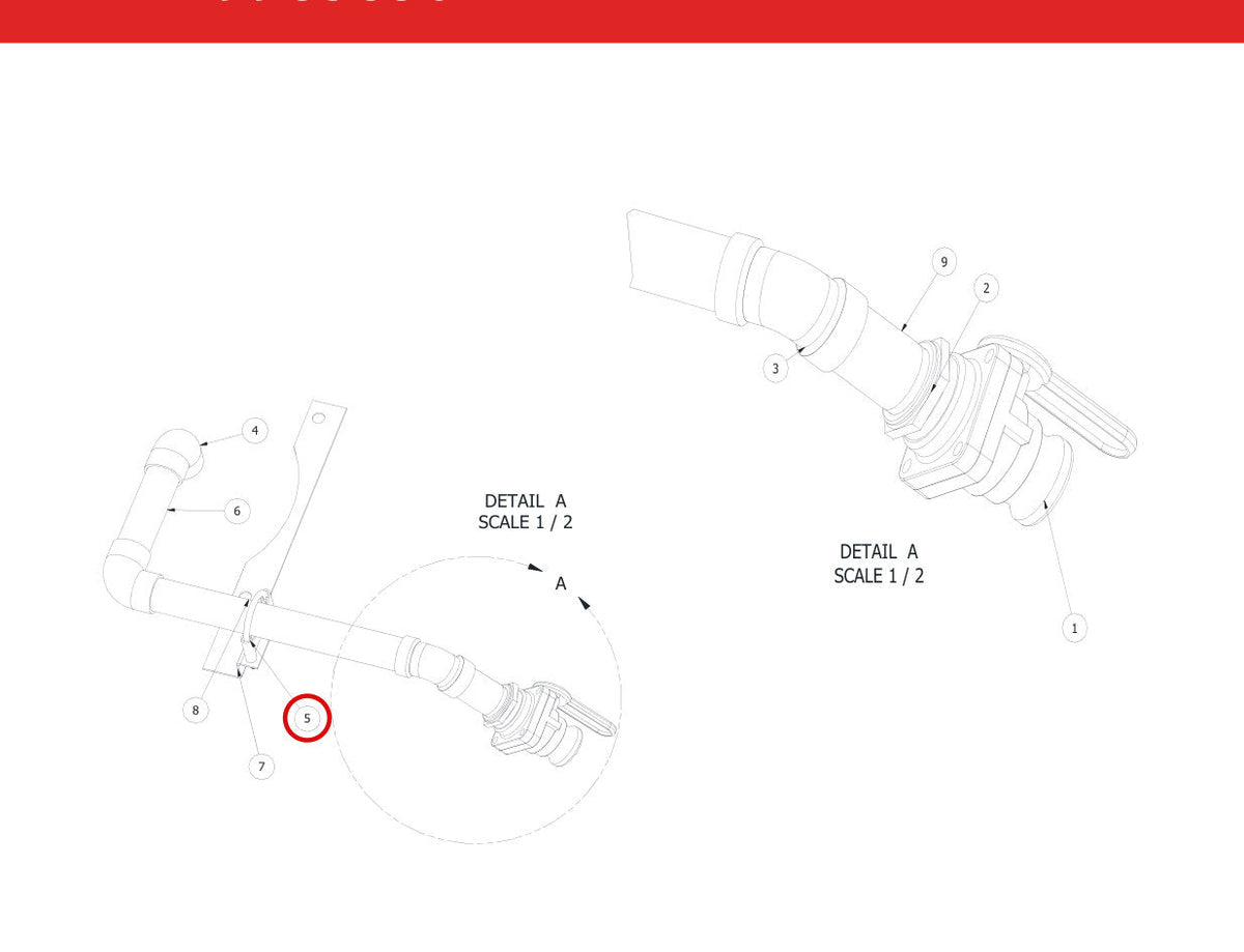 Spartan Tool 77770400 parts diagram, item 5 circled (Hydrant Fill Water Tank Assy - 79985850)