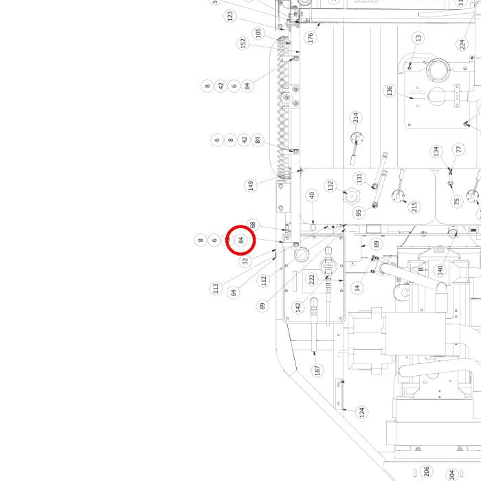 Spartan Tool 79868500 parts diagram, item 194 circled (Elite Soldier Hydro-Jet - 7584E000)