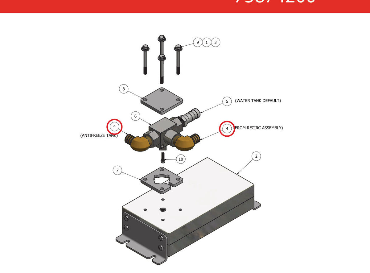 Spartan Tool 79959500 parts diagram, item 240 circled (Elite Soldier Hydro-Jet - 7584E000)