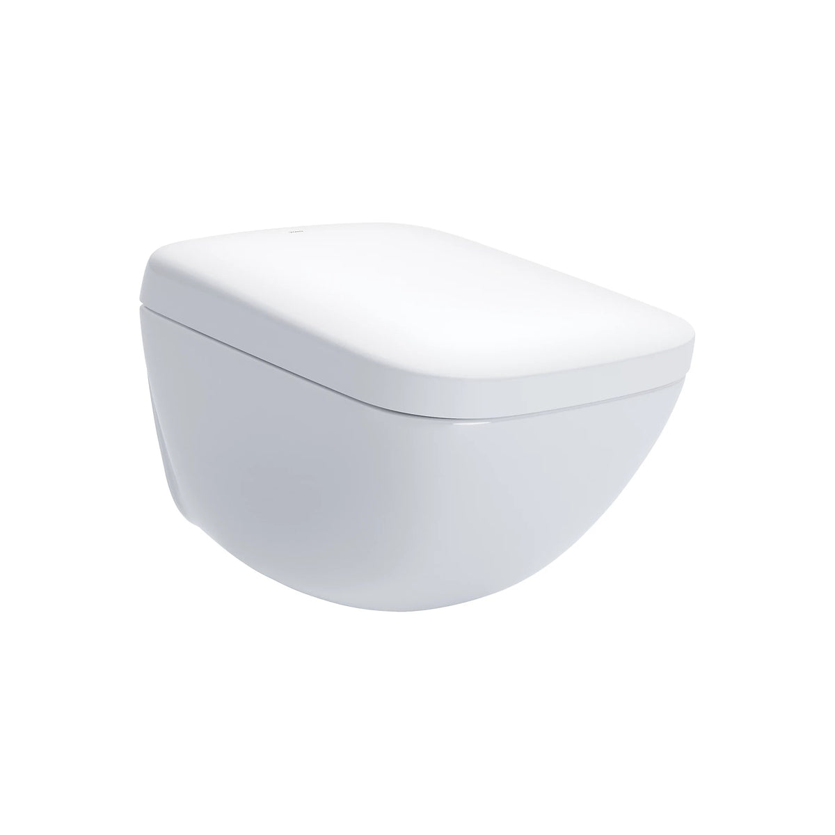 TOTO NEOREST WX2 Wall-Hung Smart Toilet, 1.2/0.8 GPF Dual Flush, Universal Height, CEFIONTECT, Auto Flush, Cotton White Push Plate - CWT9548CEMFX#01