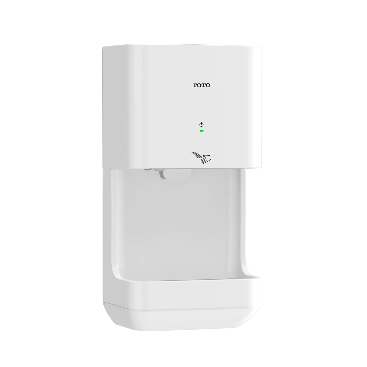 TOTO Clean Dry High-Speed Hand Dryer, Exposed, White - HDR101#WH