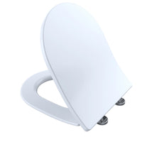 TOTO Slim SoftClose Toilet Seat, D-Shape, for RP Wall-Hung Bowl, Cotton White - SS247R#01