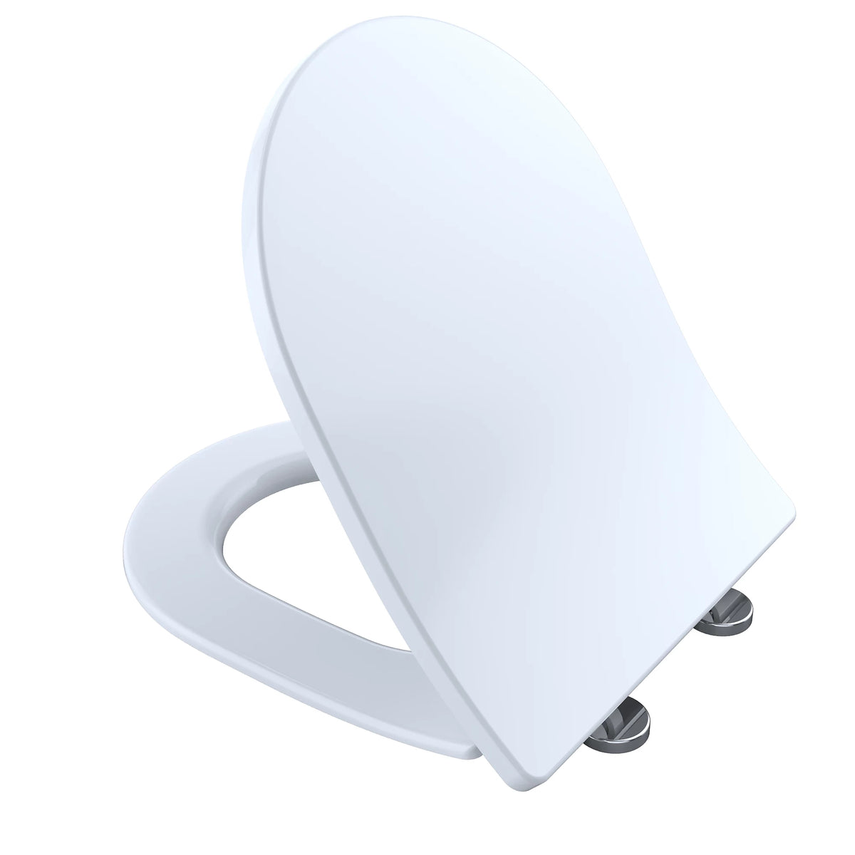 TOTO Slim SoftClose Toilet Seat, D-Shape, for RP Wall-Hung Bowl, Cotton White - SS247R#01