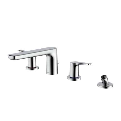 TOTO GS Four-Hole Roman Tub Filler Trim, Polished Chrome (Requires Rough-In TBN01202U) - TBG03202U#CP