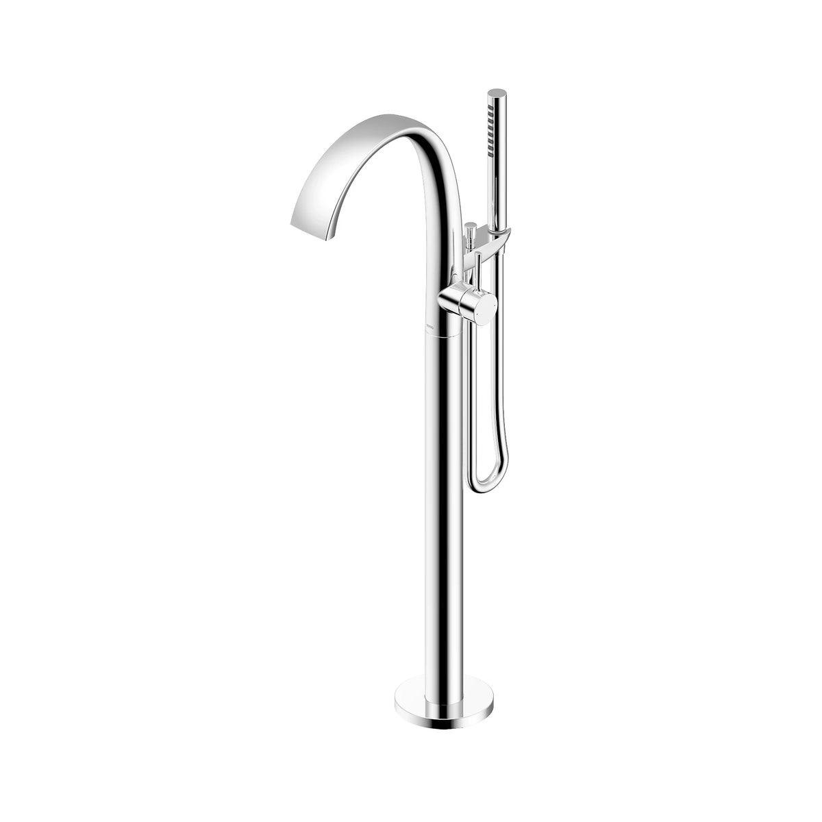 TOTO ZN Freestanding Tub Filler with Handshower, Polished Chrome - TBP01301U#CP