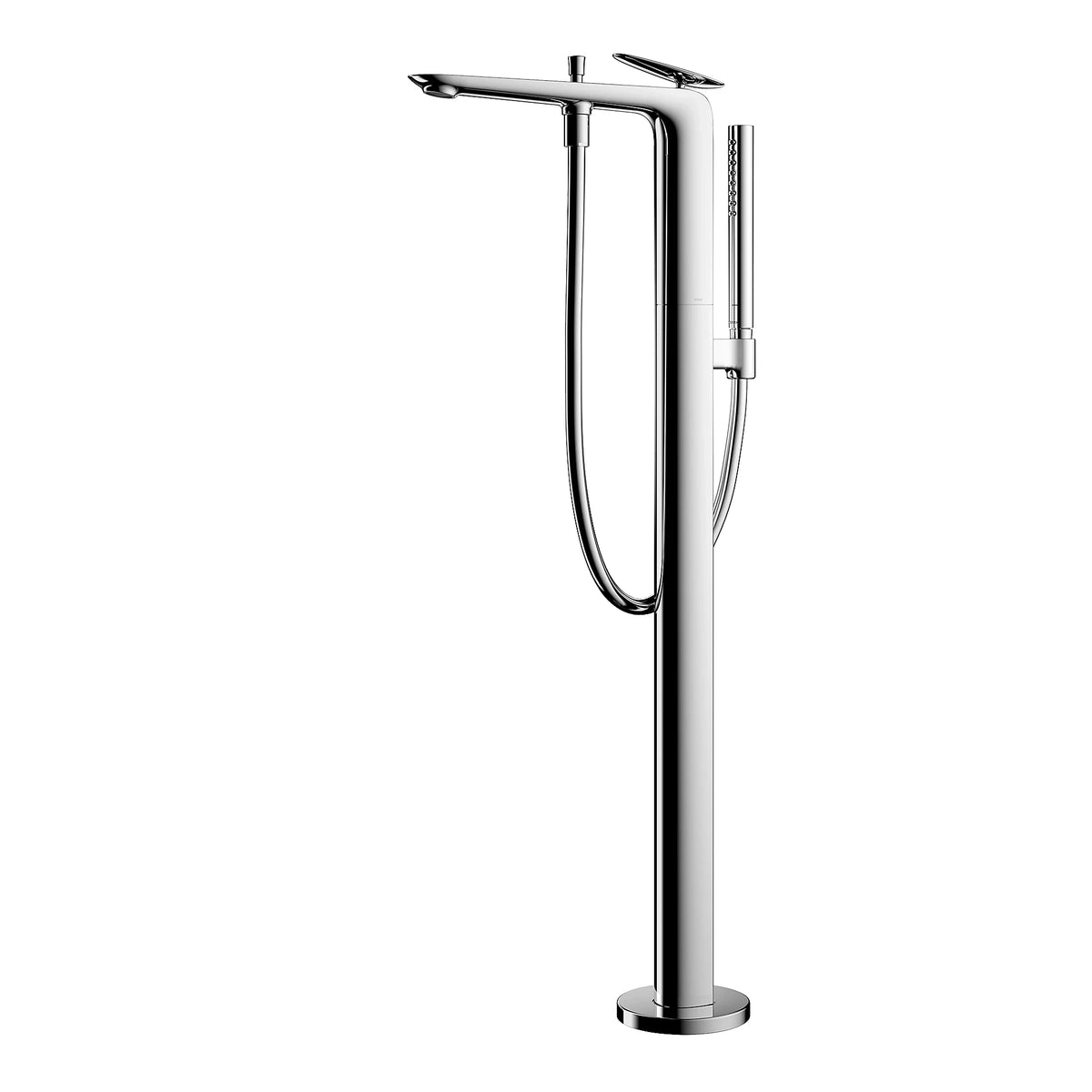 TOTO ZA Freestanding Tub Filler with Handshower, Polished Chrome - TBP03301U#CP