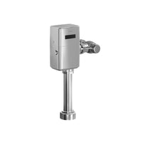 TOTO ECOPOWER Touchless Toilet Flush Valve, 1.0 GPF, Exposed, Reclaimed Water, i Series IoT-Ready, with 1-1/2" Top Spud Vacuum Breaker Set, Polished Chrome - TET1UBXi32#CP