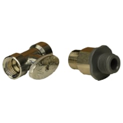 TOTO 1/2" Straight Shutoff Valve Kit for Toilets - THU805